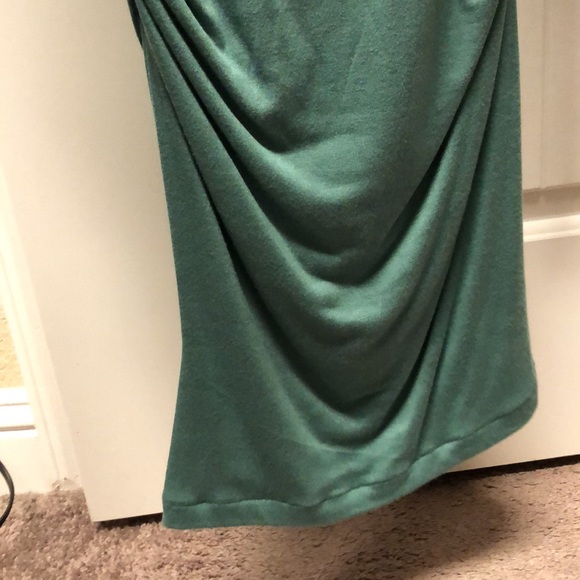 Ruched Mama Midi with Long Sleeves - Sea Green, 0 - Picture 7 of 9
